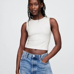 Gap CloseKnit Jersey Crop Tank Top